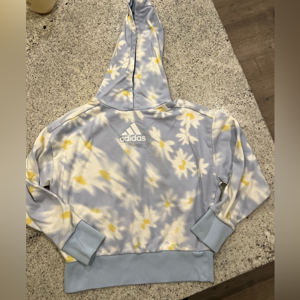 Girls Adidas Hoodie Sweatshirt Youth Small